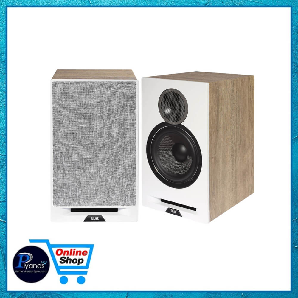  ลำโพงบุ๊คเชล์ฟ ELAC : DEBUT REFERENCE DBR-62 (สีขาว/โอ๊ค)